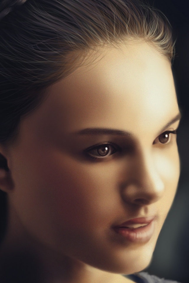 Лицо девушки обои