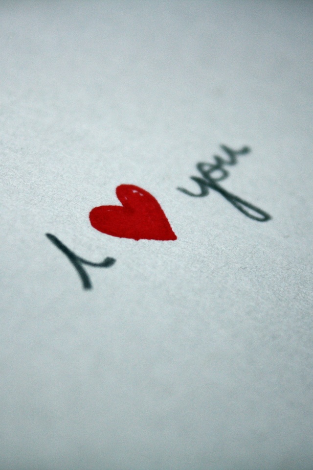 I love you обои