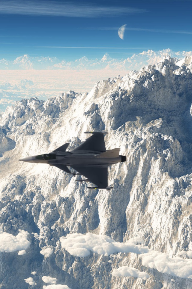 Самолёты в горах обои