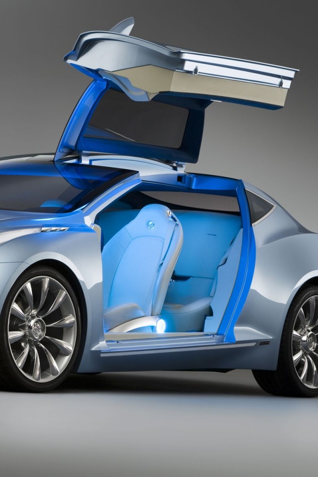 Buick Riviera с распахнутой дверцей обои