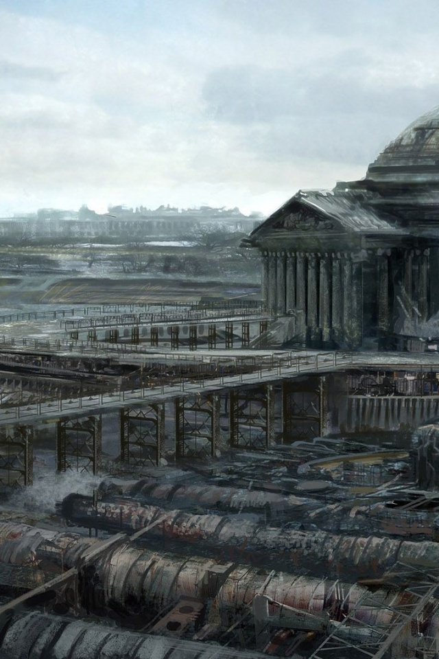 Водоочиститель в мемориале Джеферсона из Fallout 3 обои