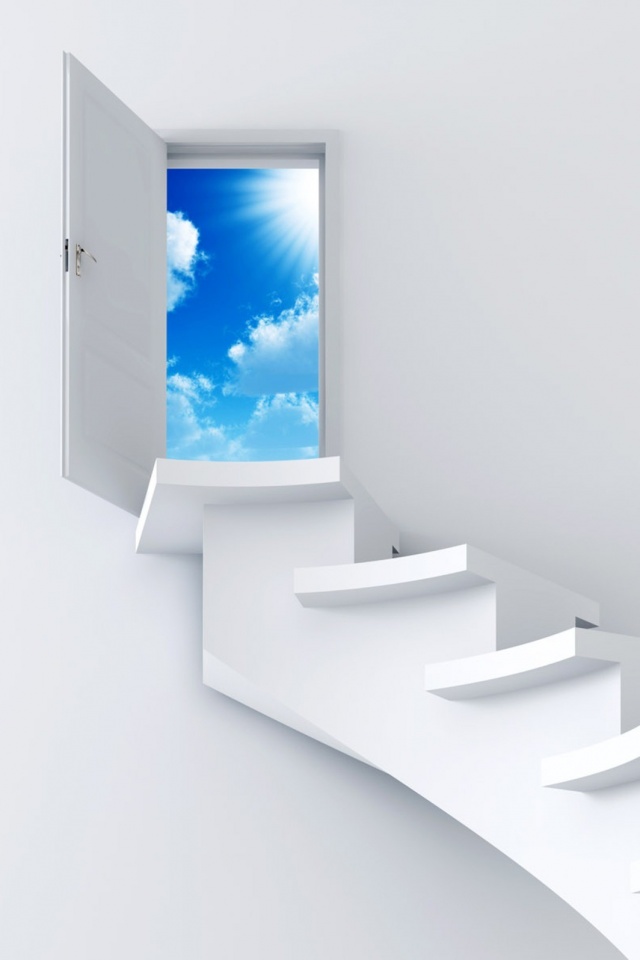 Лестница в небо обои