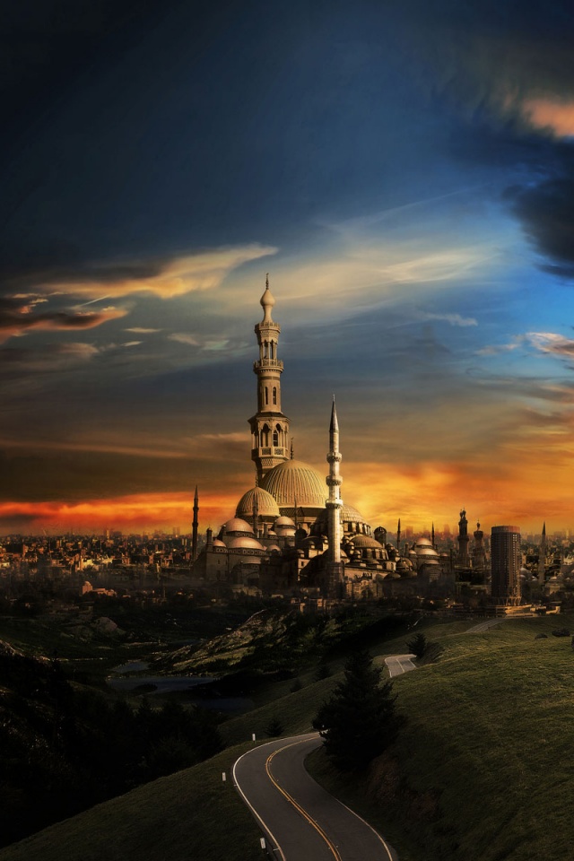 Город минаретов обои