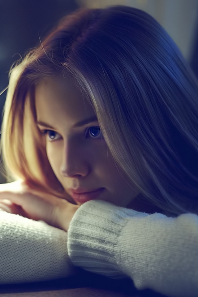 Задумалась обои