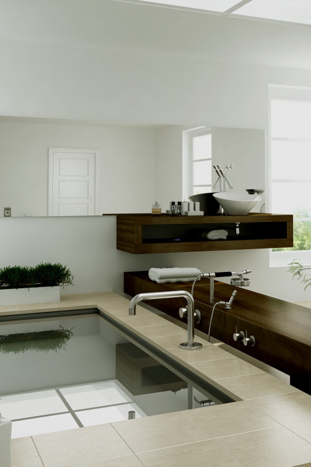 Ванная комната обои