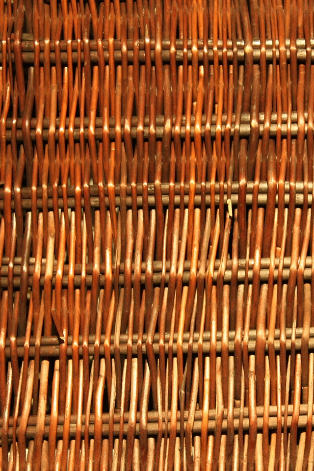 Плетёный забор обои