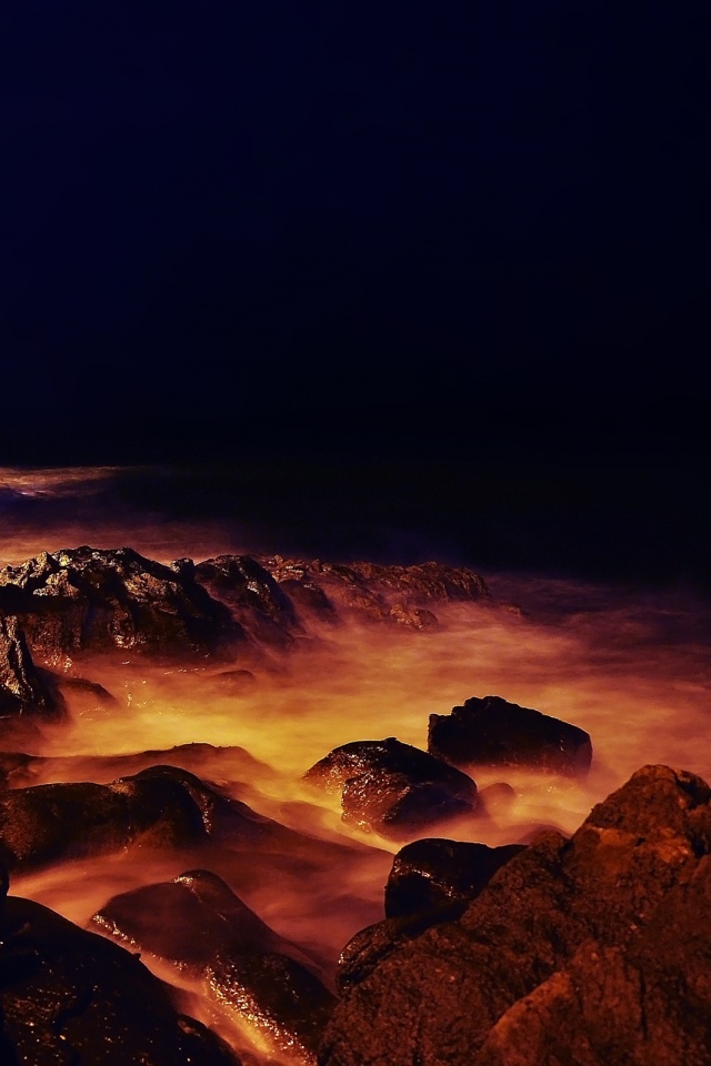 Светящиеся камни обои