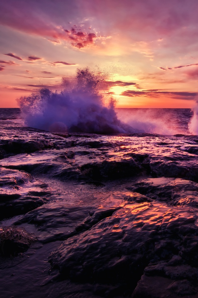 Потрясающие волны обои