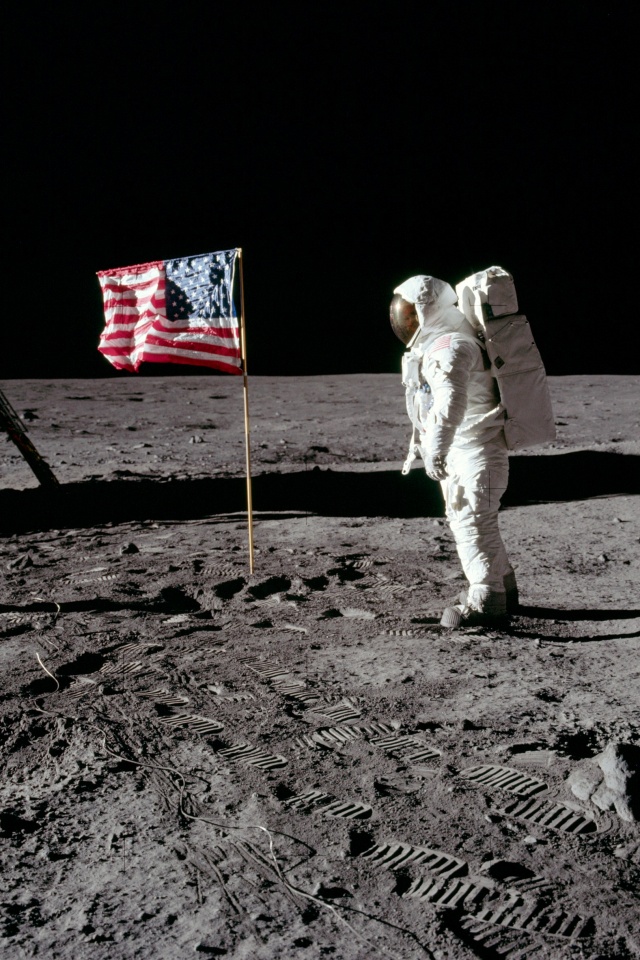Высадка американцев на Луну обои