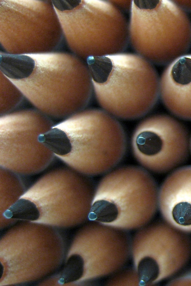 Чёрные карандаши обои