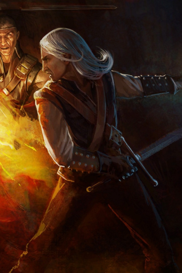 Геральт и Беренгар против Азара обои