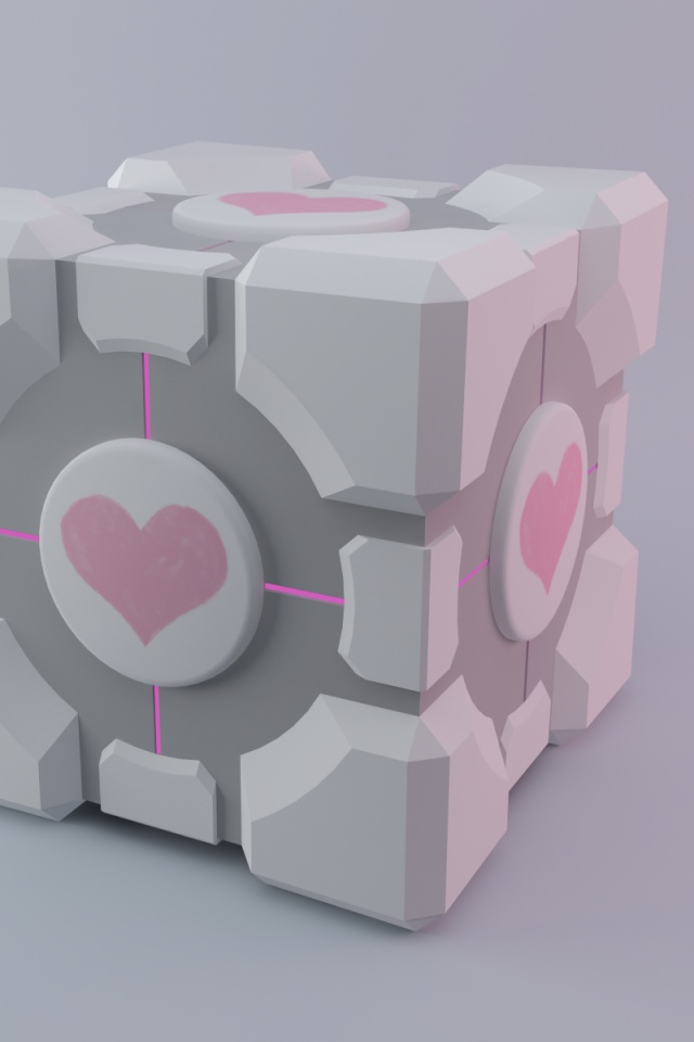 Взвешенный куб-компаньон обои