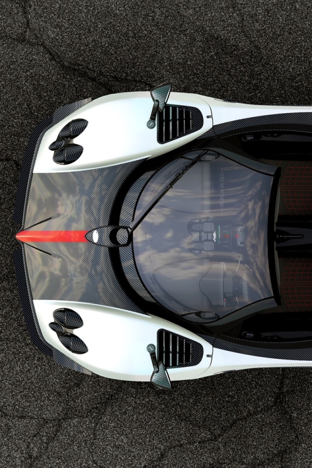 Пагани Зонда вид сверху обои