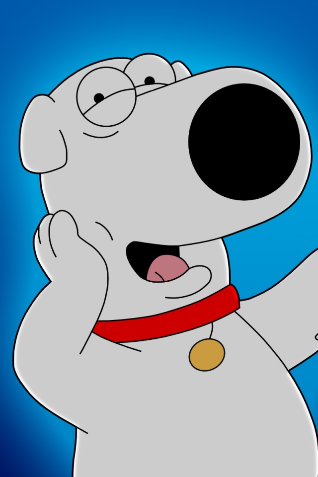 Браян с бокалом мартини обои