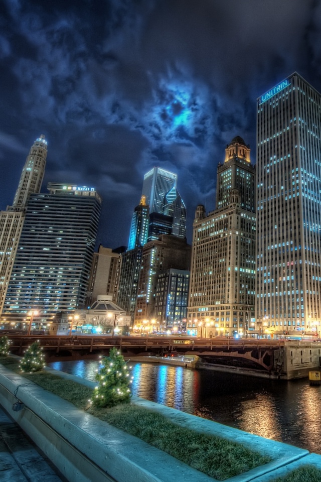 Потрясающий городской вид обои