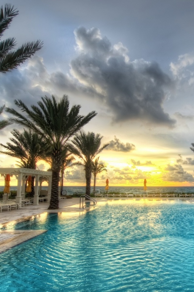 Бассейн обои