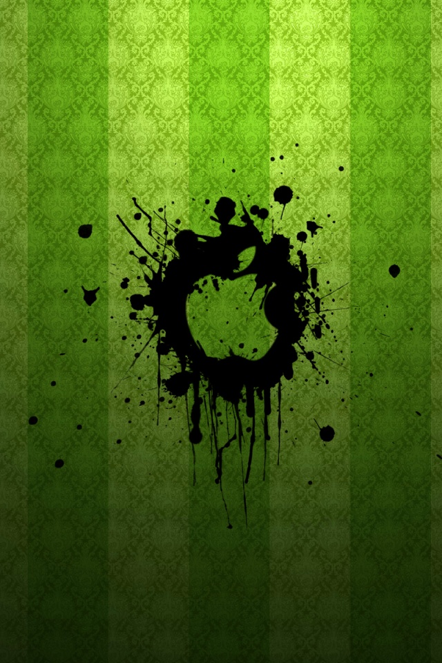 Логотип Apple на обоях обои