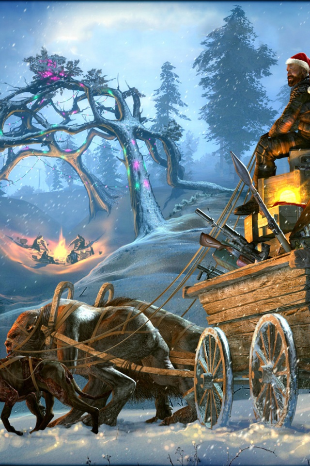 Новогодний Сталкер обои