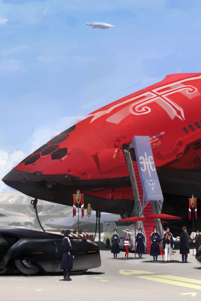 Встреча инопланетных гостей обои