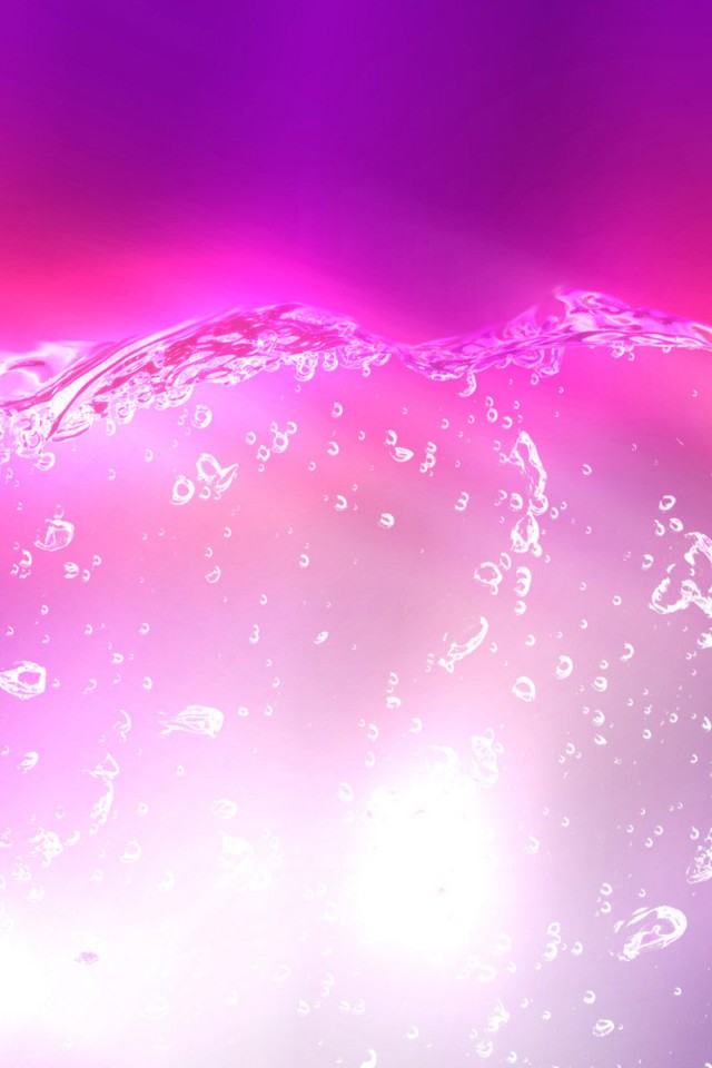 Розовый прибой обои