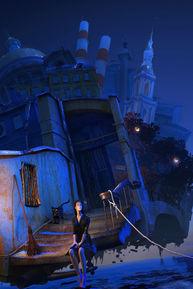 Мрачный Питер обои