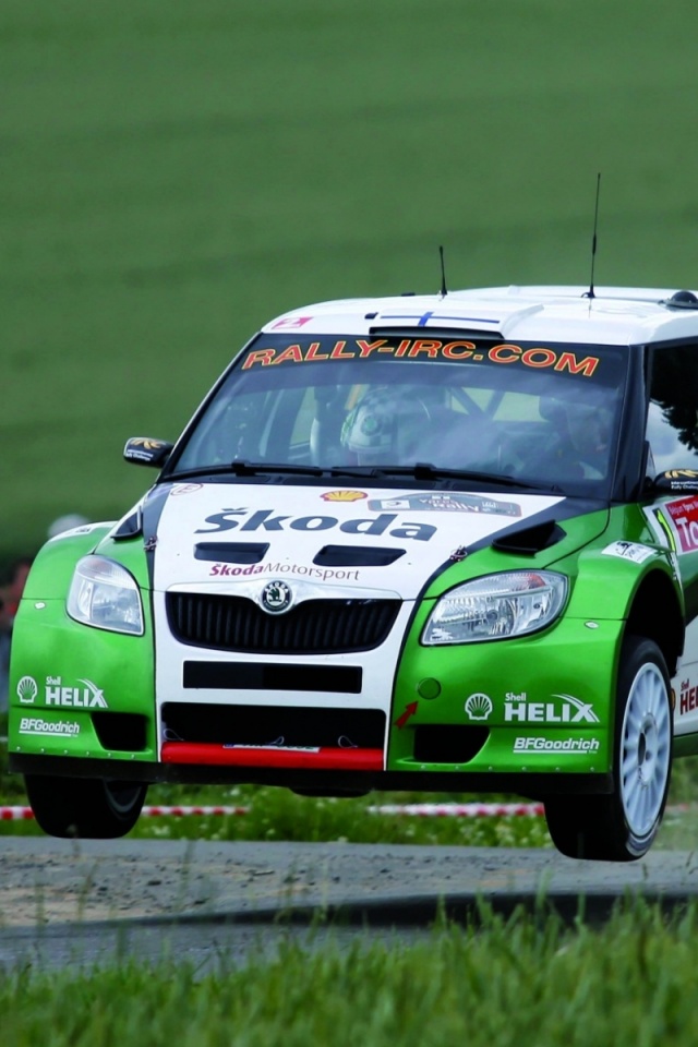 Раллиййная Шкода обои