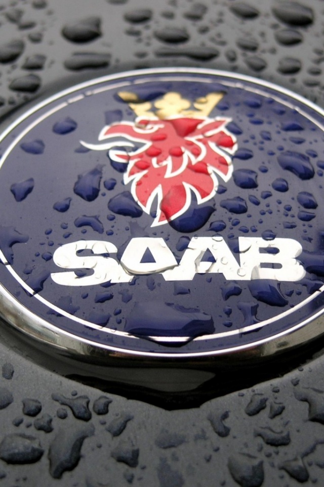 Логотип Saab обои