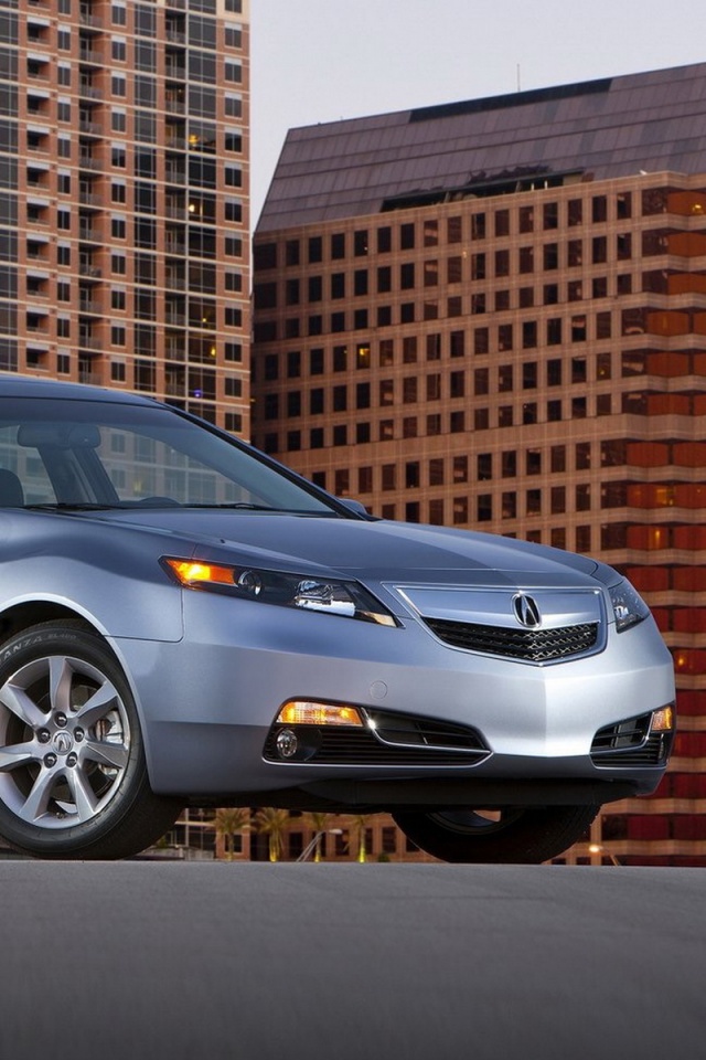 Acura  в городе обои