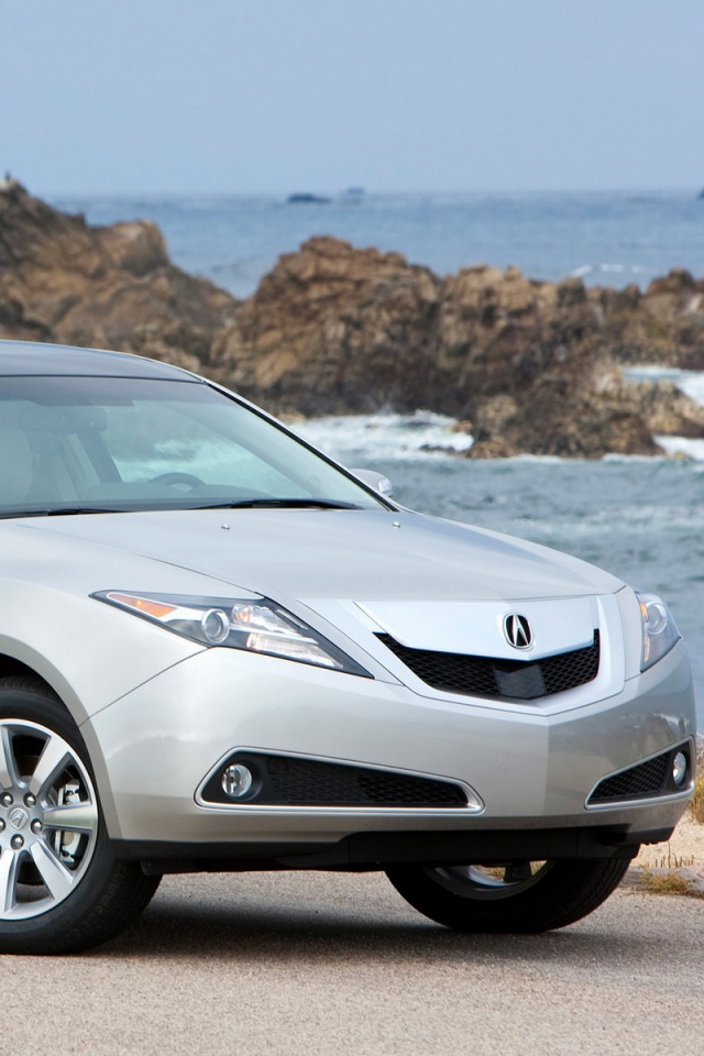 Acura на побережье обои