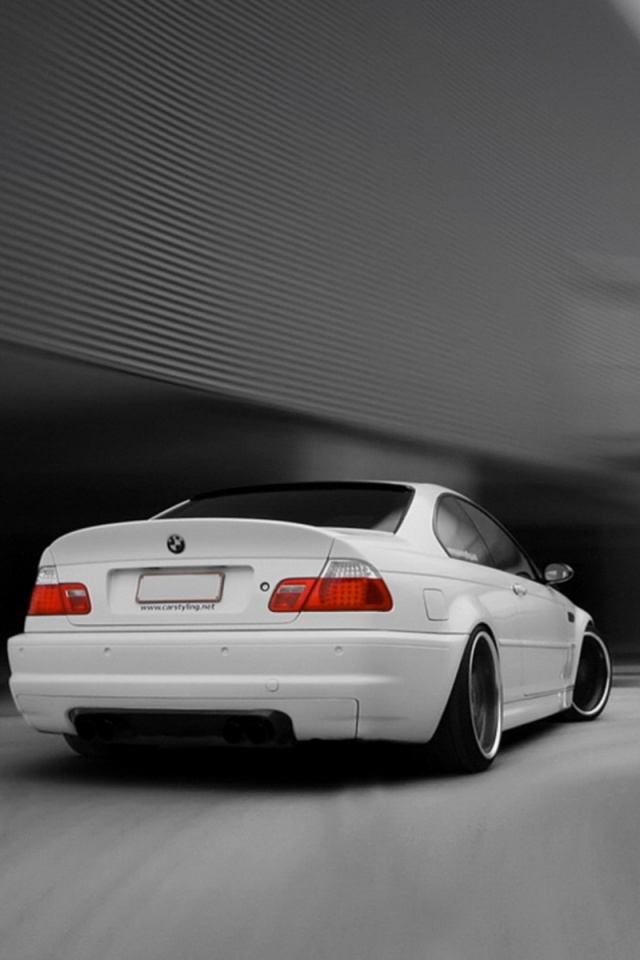 Белый БМВ обои