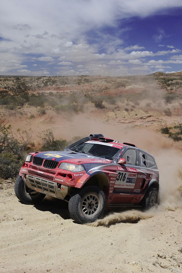 Раллийный BMW X3 обои