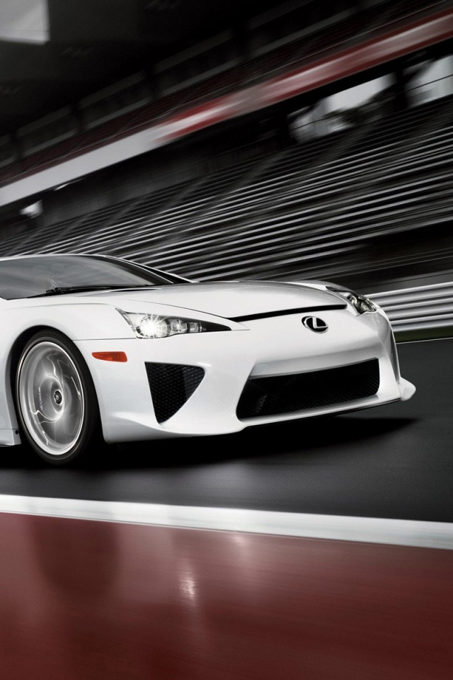 Lexus LFA на тарссу обои