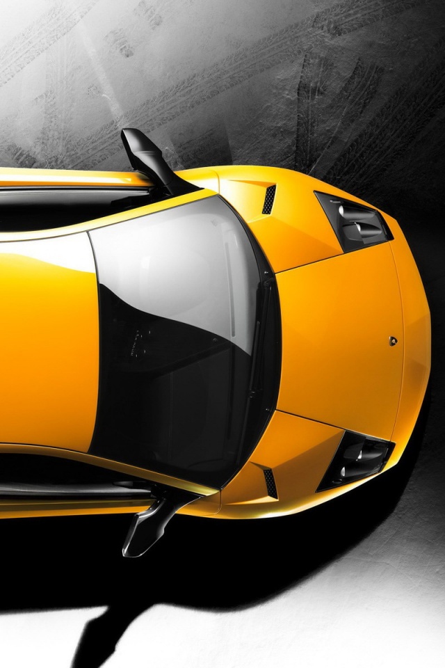 Ламборджини вид сверху обои