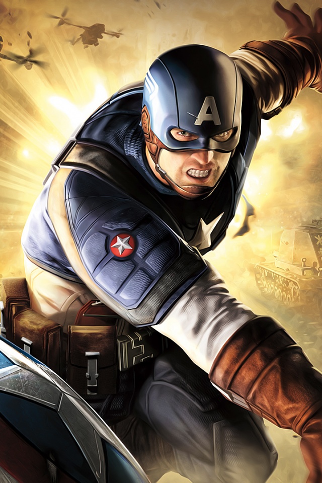 Капитан Америка обои