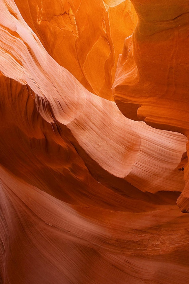 Оранжевая пещера обои