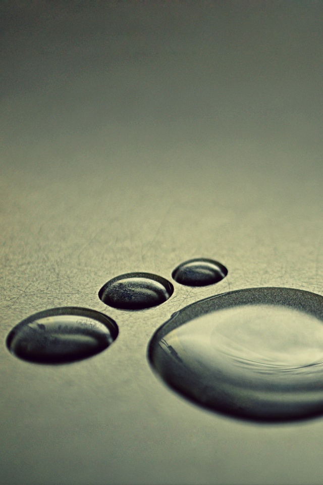 Капли воды обои