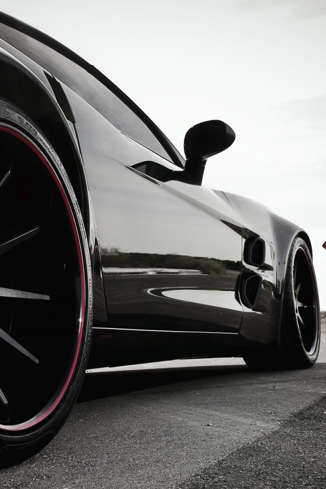 Чёрный концепт обои