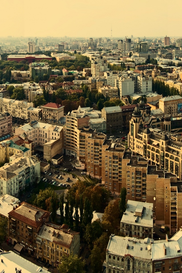 Киевская панорама обои