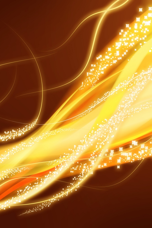 Волна пламенной энергии обои