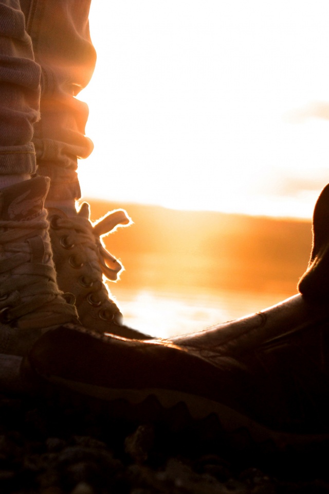 Поцелуй на цыпочках обои