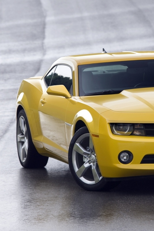 Шевроле Камаро на трассе обои