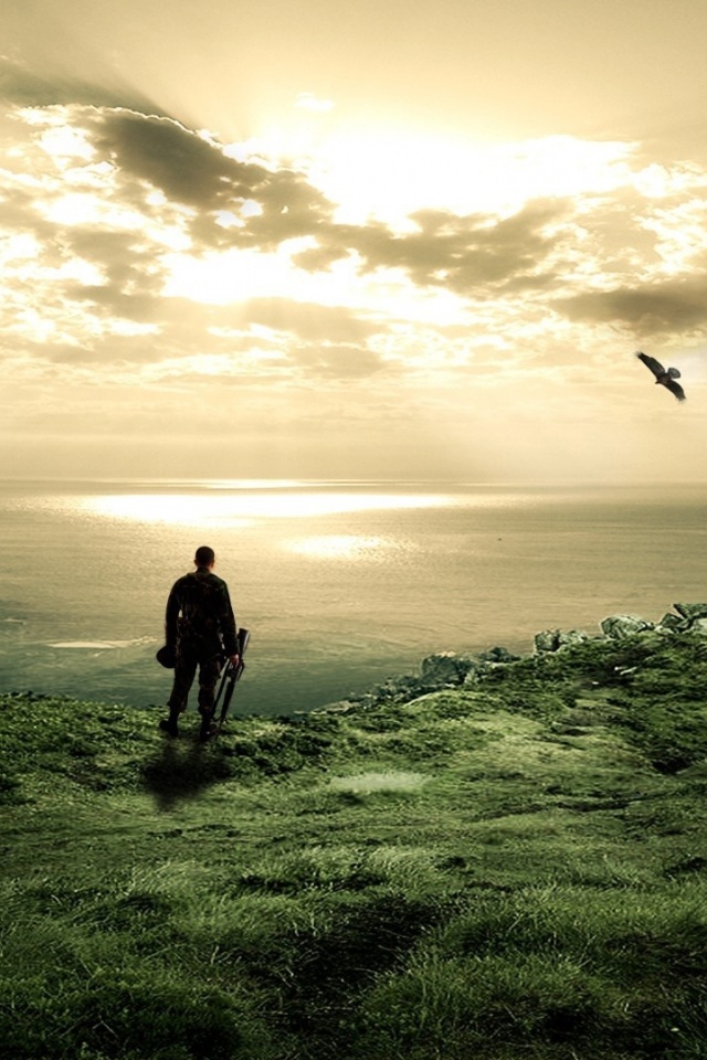 Солдат на краю света обои