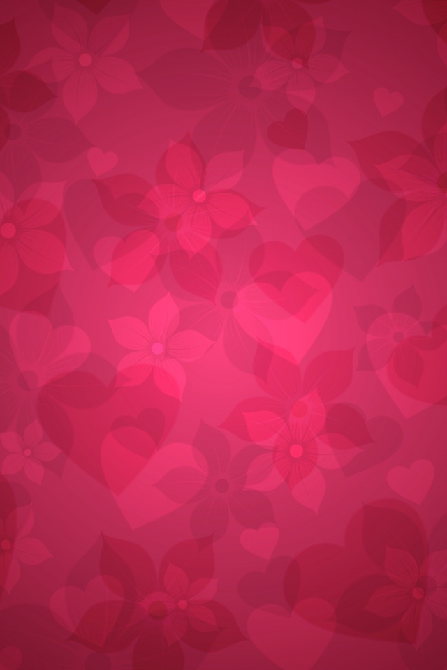 Розовый цветочный фон обои