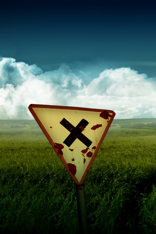 Проход воспрещен обои