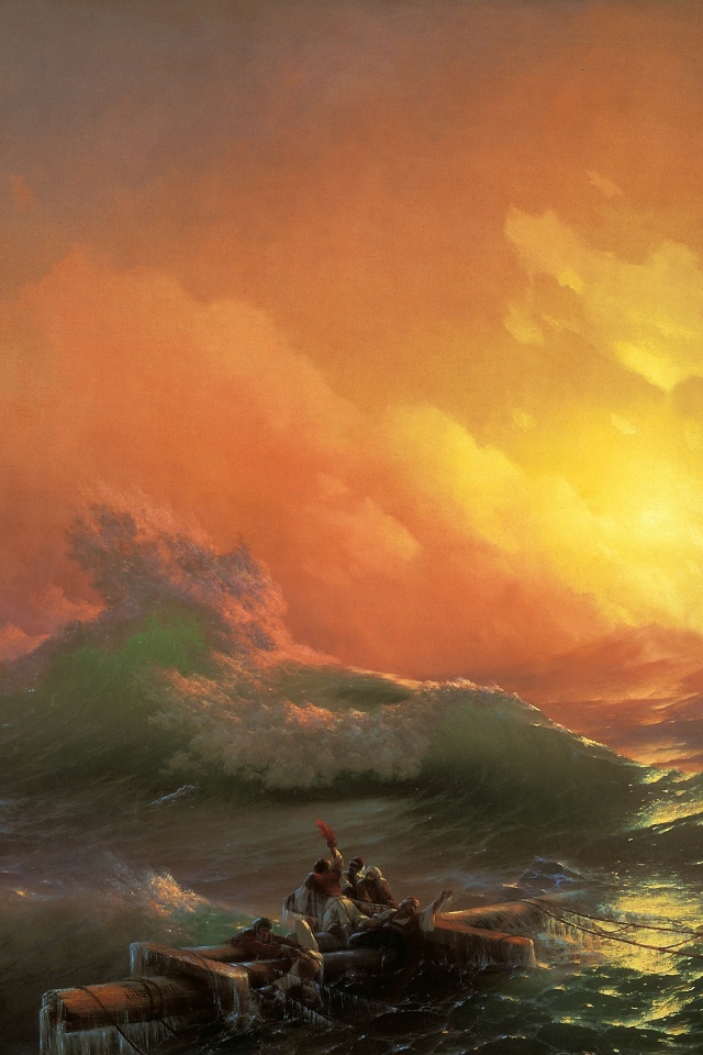 Айвазовский: Девятый вал обои