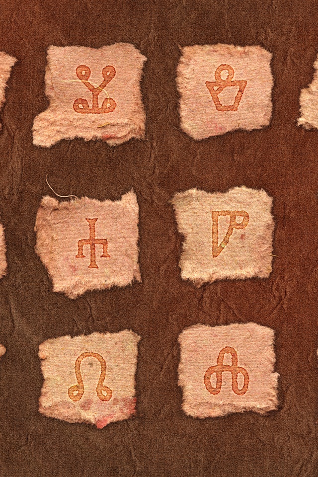 Бумажные символы обои