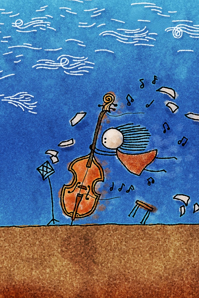 Воздушная инструментальная музыка обои