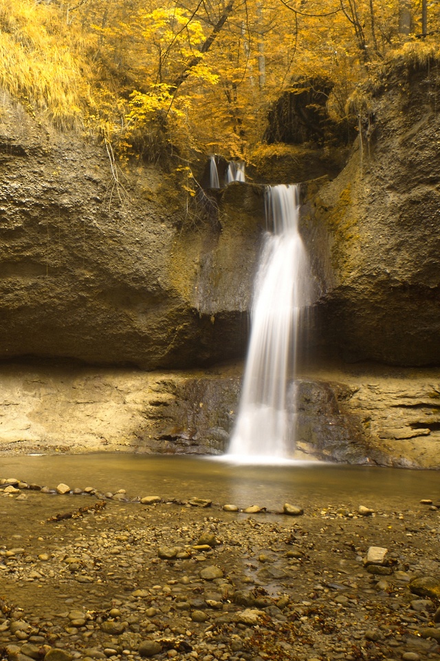 Водопад в Швейцарии обои