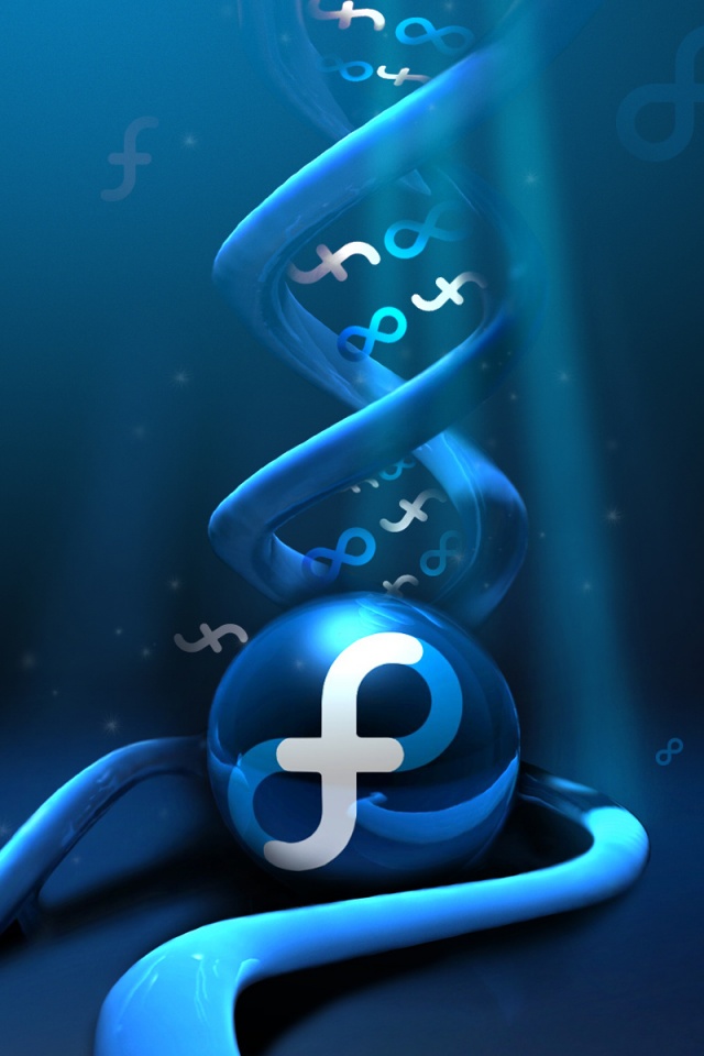 OS Fedora обои