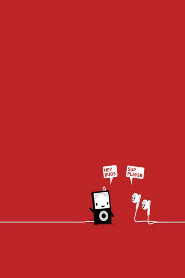 Плеер и наушники обои